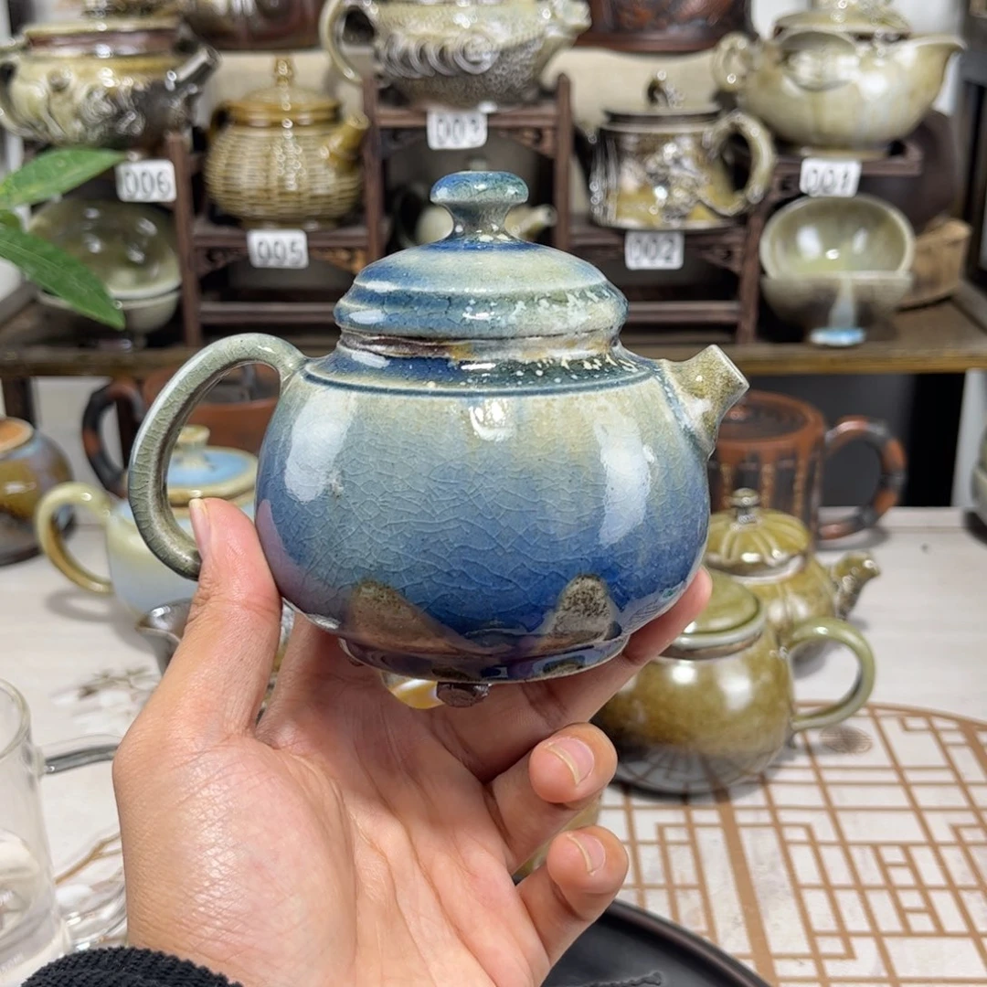 220cc白泥柴烧微瑕无尘壶