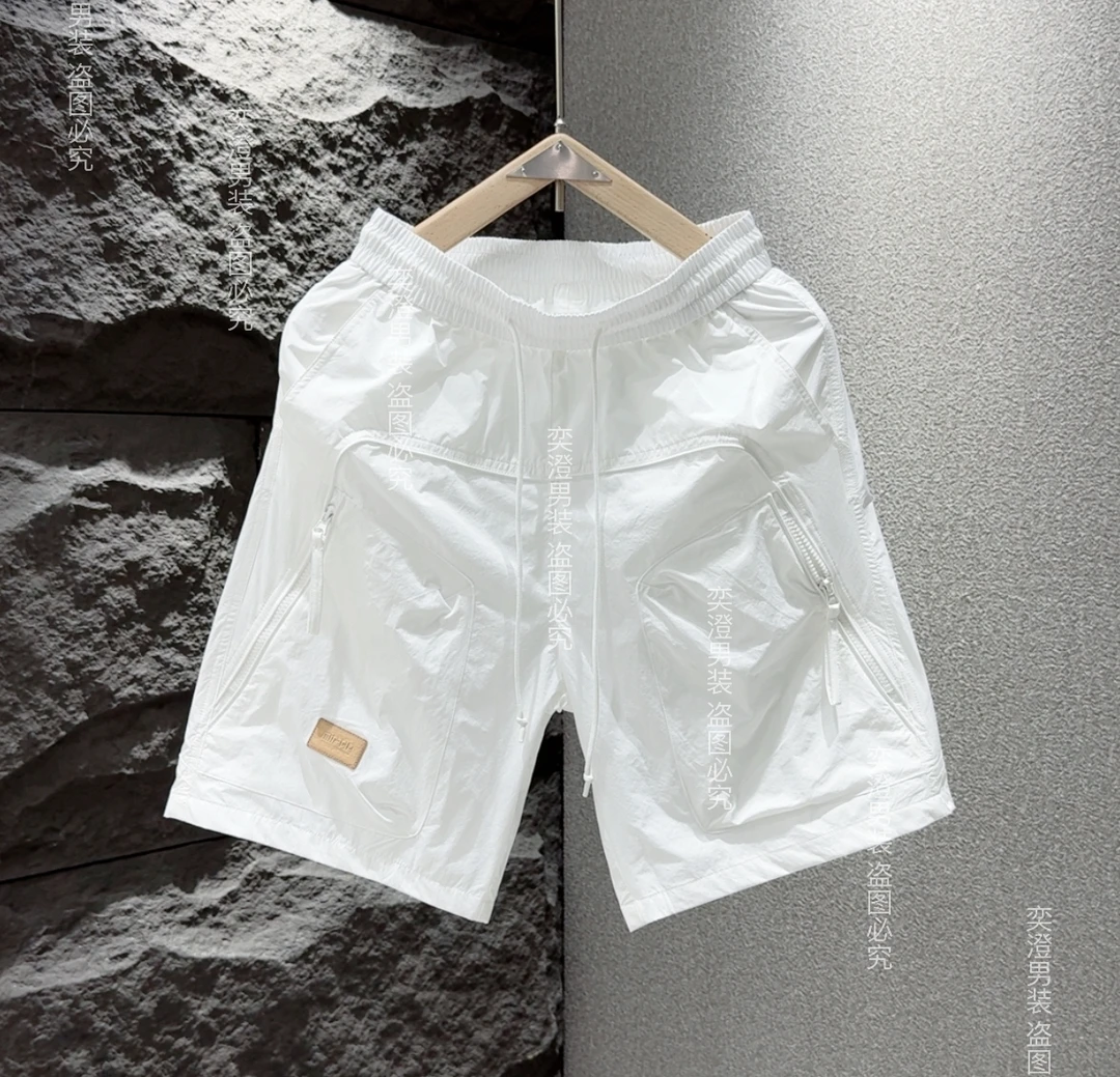2025男士夏季户外休闲百搭透气时尚设计感短裤2620