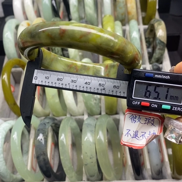 蛇纹石玉手镯11未镶嵌