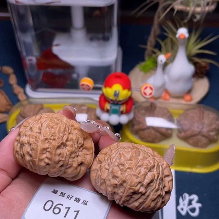 把件文玩核桃南瓜墩47-0611
