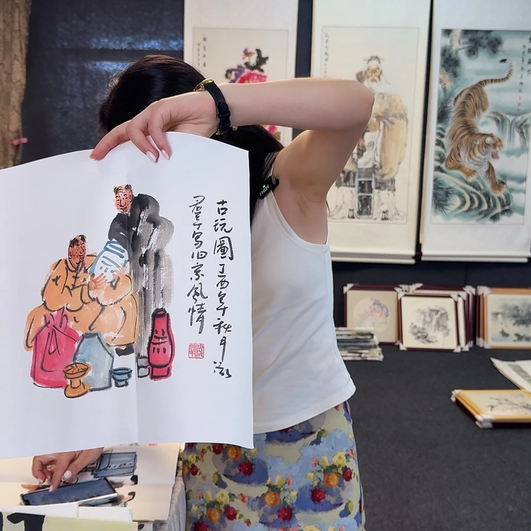 纯手绘国画作品作品