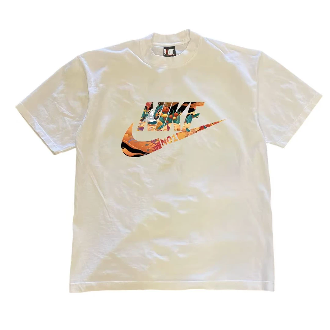 棉质冰丝凉感男版新款潮牌短袖打底衫时尚百搭圆领男上衣