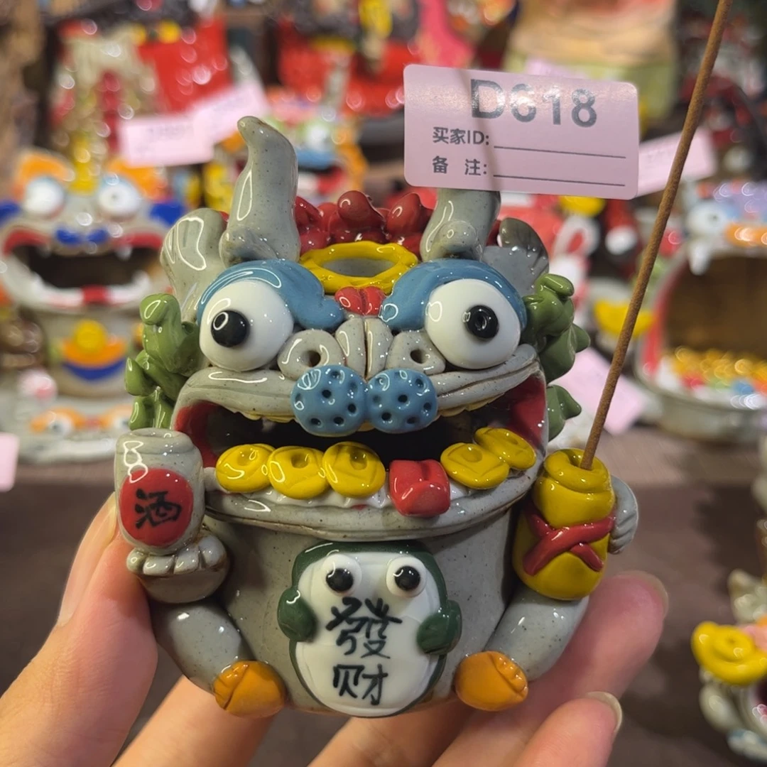 泥塑纯手工茶宠摆件