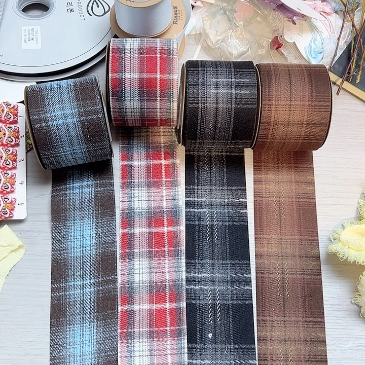 6的毛呢格子4色各10码