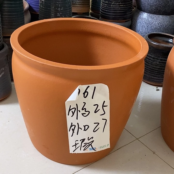 粗陶红陶绿植花盆761