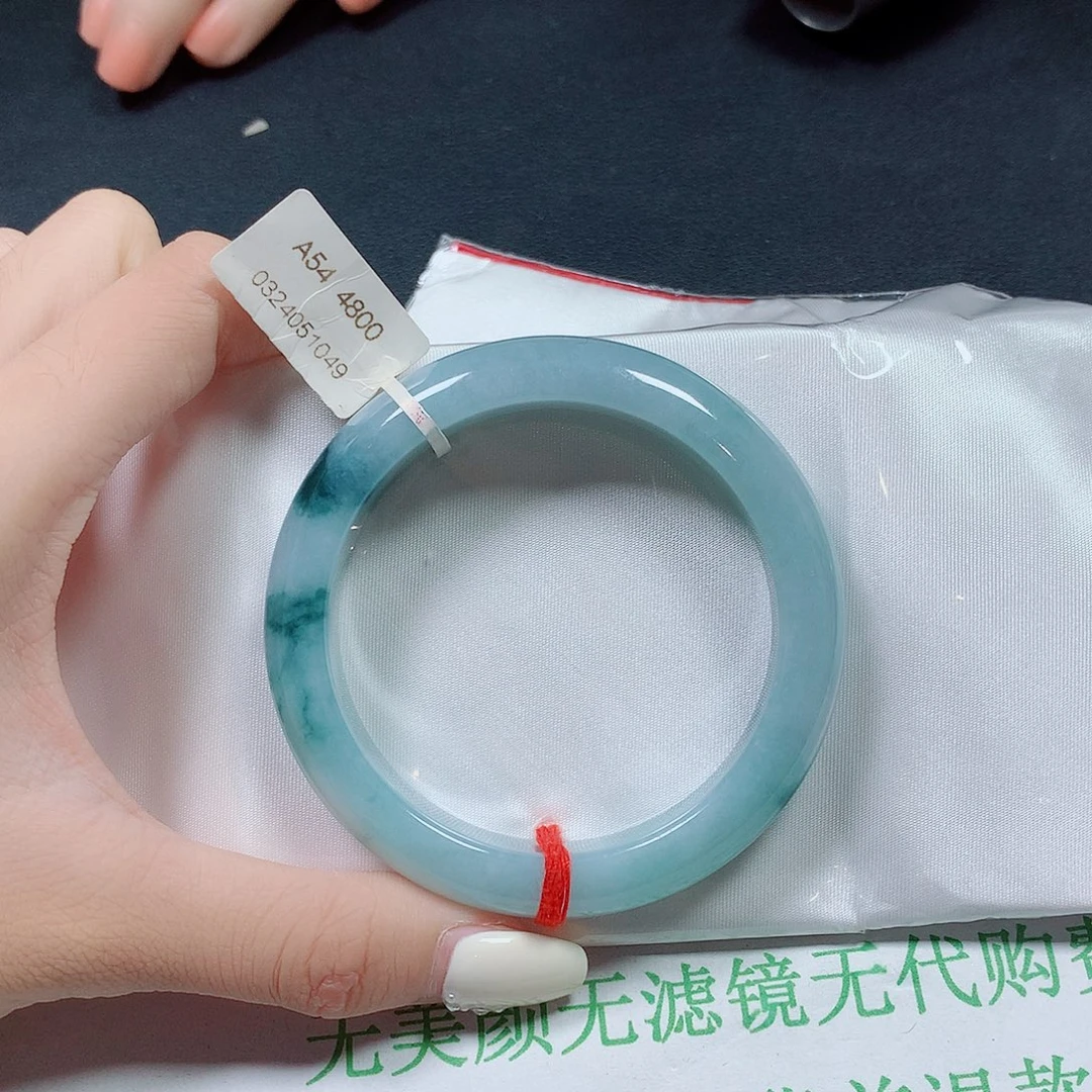 翡翠未镶嵌手镯翡翠手镯54
