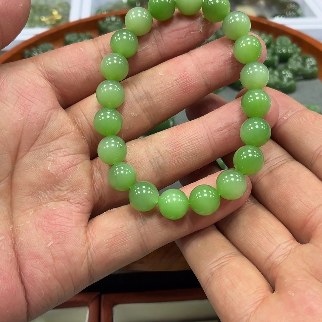 和田玉未镶嵌手链