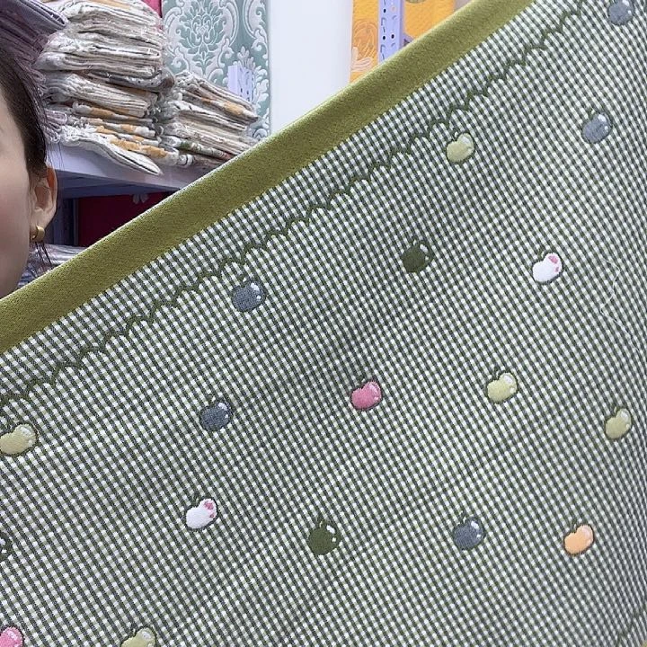 棉绿色平安果纯棉