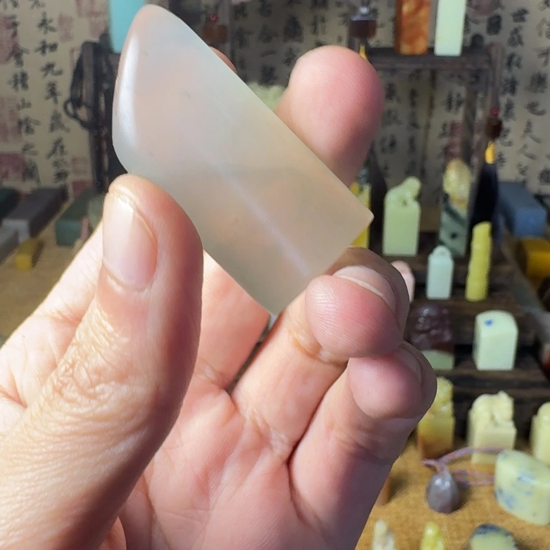 老***T青田石印石青田岩门晶