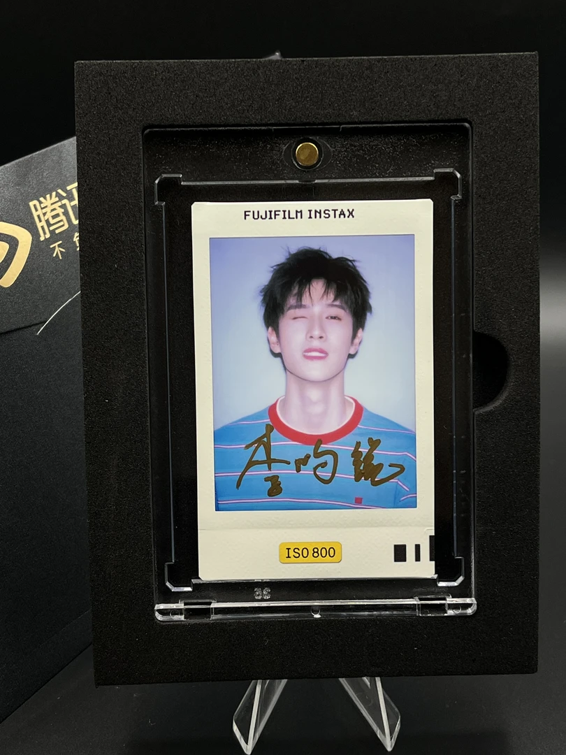 W221【李昀锐】亲签三寸正品富士拍立得mini相纸 流光