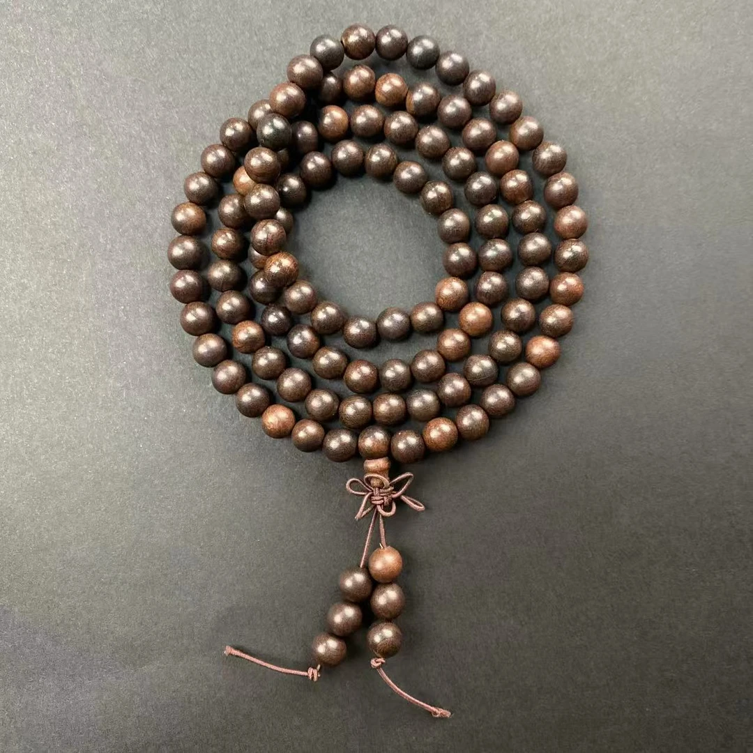 【境一】Q037黑花梨0.8多圈圆珠手串（多样性发货一条）