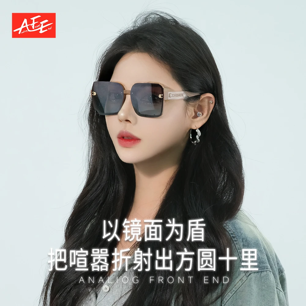 ANALIOG FRONT END【109】偏光轻奢墨镜太阳镜防紫外线大框开车旅游
