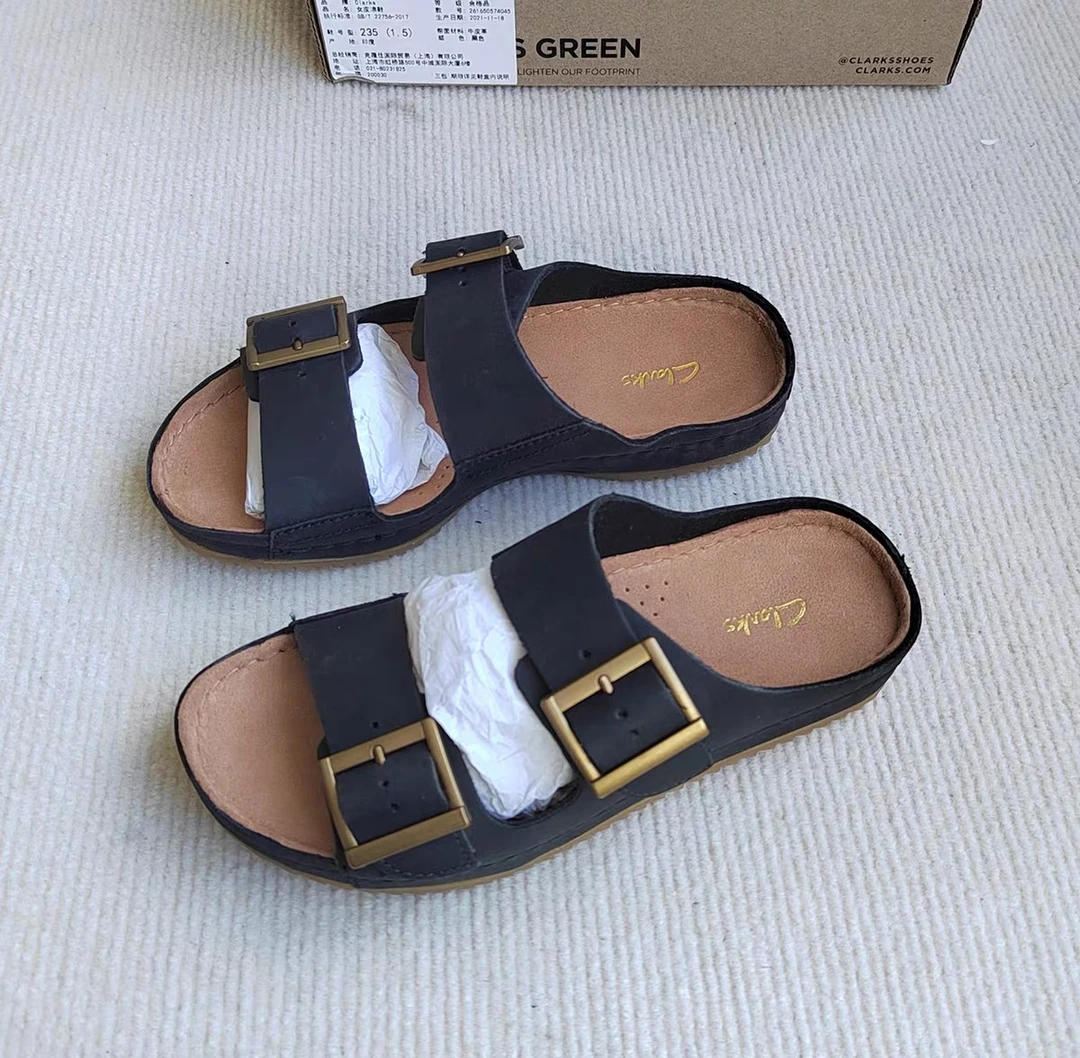 clarks其乐夏季新款休闲拖鞋时尚简约度假风沙滩鞋女鞋26165057