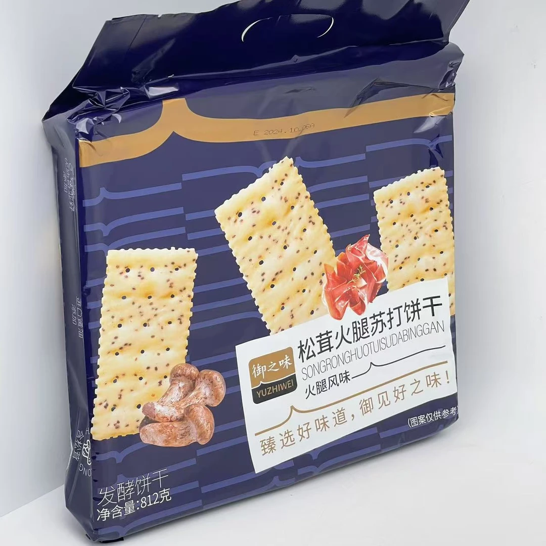 【到期25年9月11】御之味（松茸火腿）苏打饼干812g