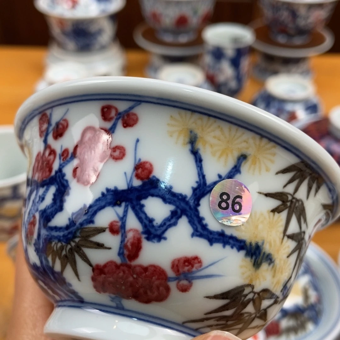 手绘现代茶具非古董A****t