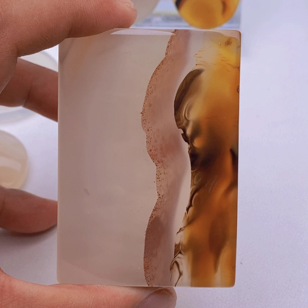 玩***缘玛瑙/玉髓吊坠(不含链)未镶嵌