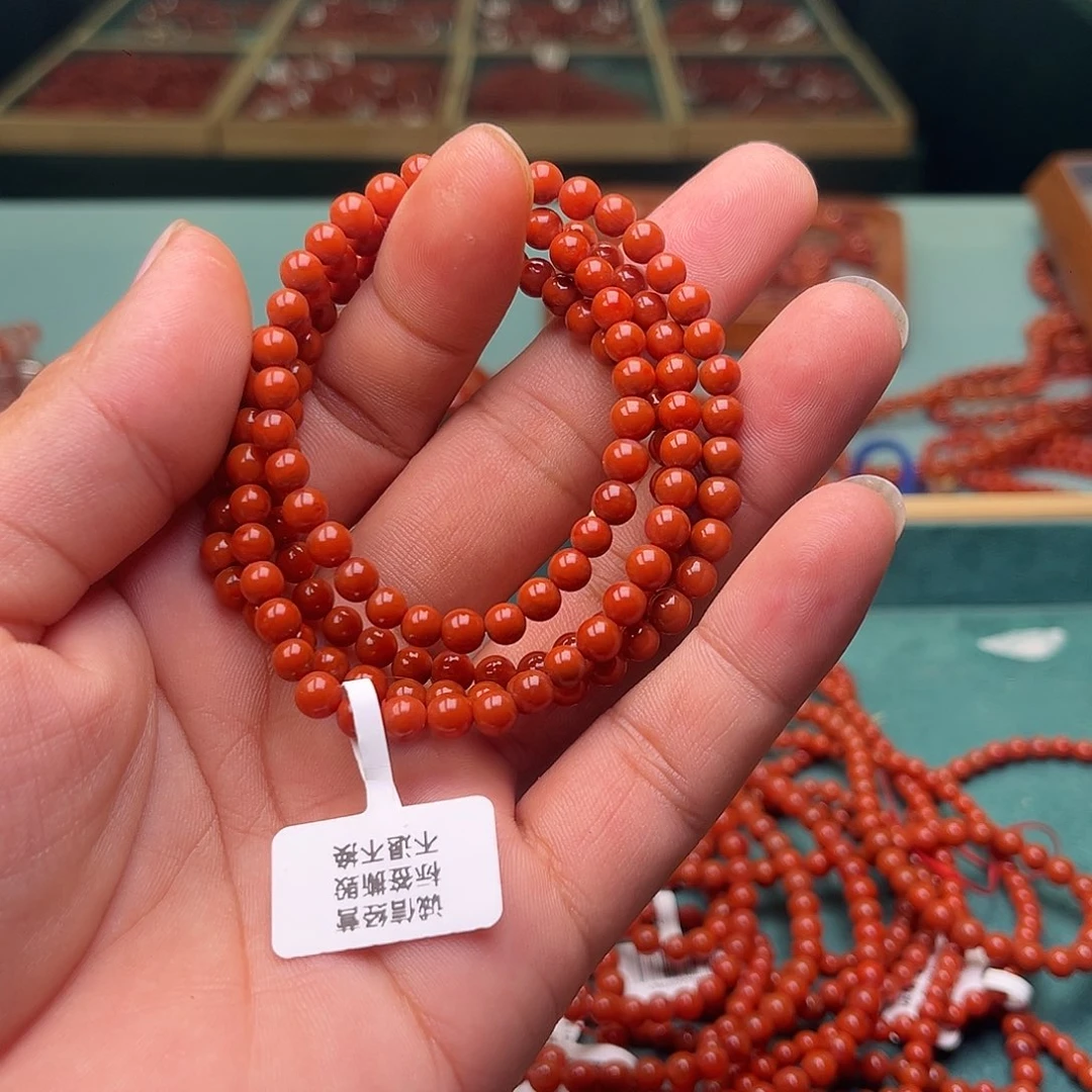 手链未镶嵌南红玛瑙卡5+