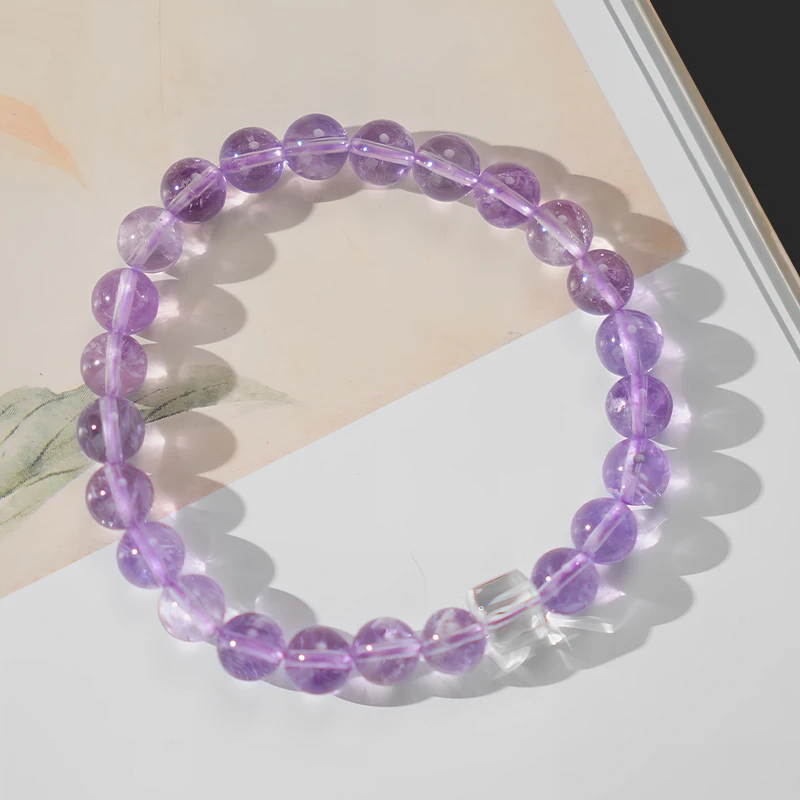 知意珠宝·薰衣草紫晶手串（多样性发一）