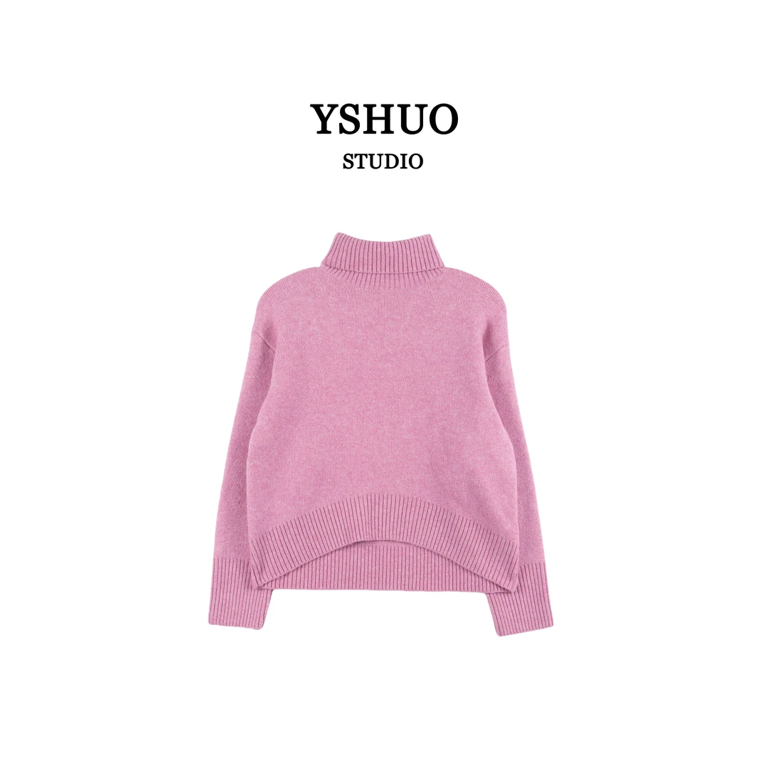 【红红推荐】杂色加厚内搭外穿高领毛衣 998