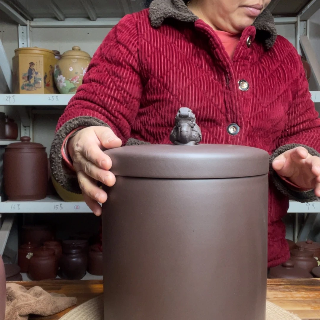 紫砂茶叶罐今天晚上