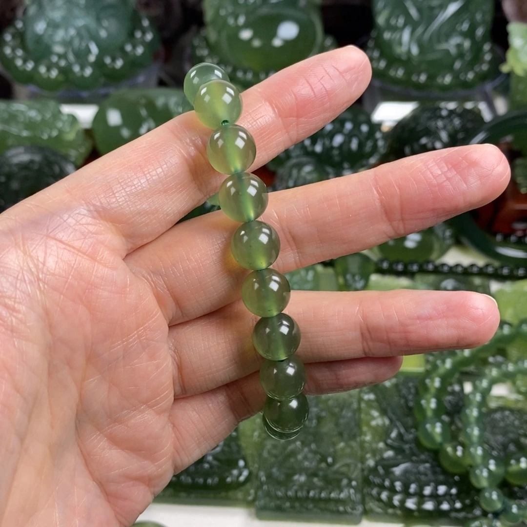 爱***金岫玉未镶嵌手链手链