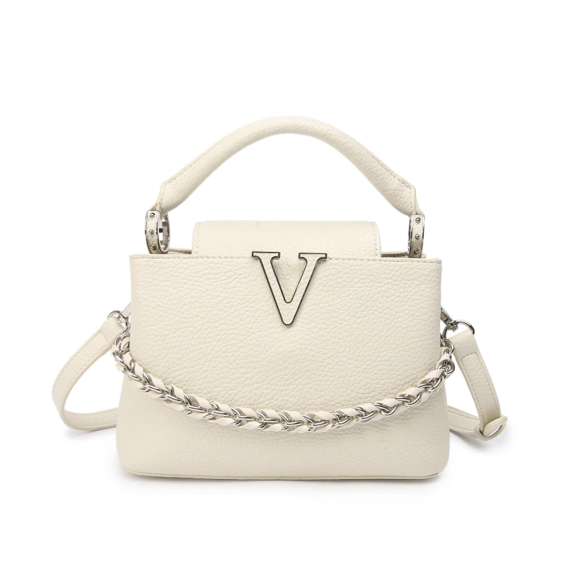 【RAIN.CUN】SKL-7527-米白AIN.CUN气质时尚百搭简约斜跨轻奢女包