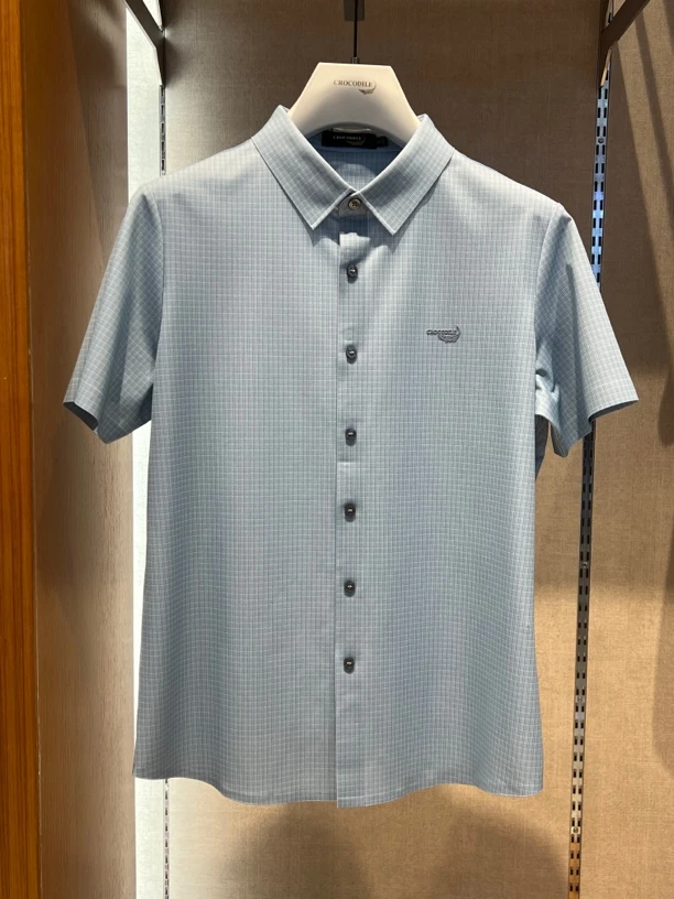夏季新款男士半袖衬衫