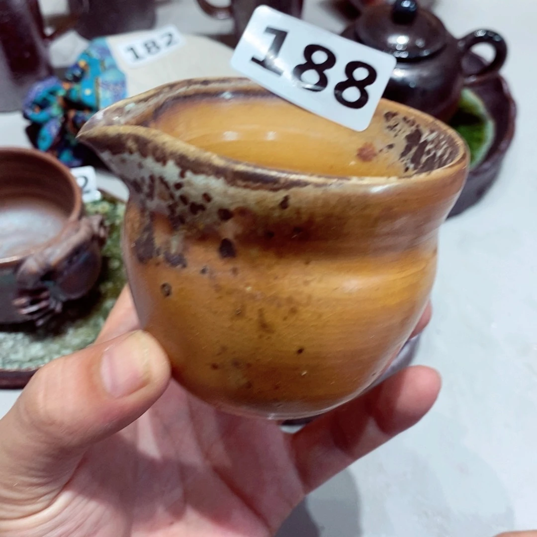 柴烧茶具陶瓷杯子