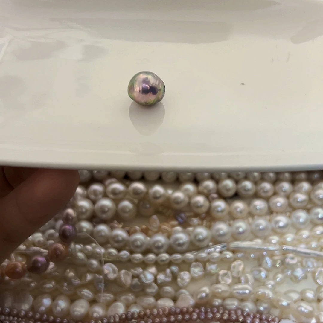 淡水珍珠项链未镶嵌浅*悠