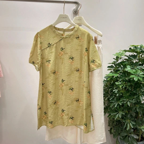 气质款显瘦国风套装