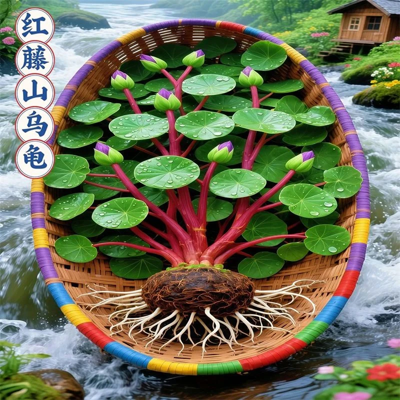 山乌龟金不换植物盆栽红藤圆叶懒人绿植爬藤观叶室内水培阳台客厅