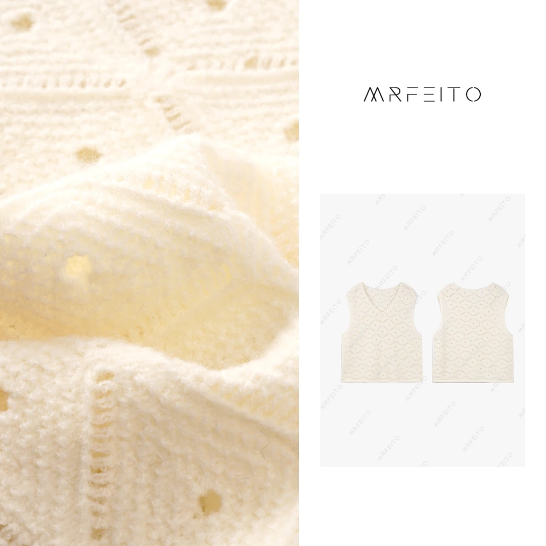 时尚休闲宽松显瘦镂空马甲H1135MA01D29889