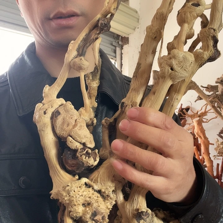 泰***石贵州铁马鞭根手把