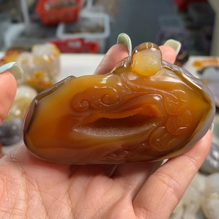 玛瑙/玉髓吊坠(不含链)未镶嵌