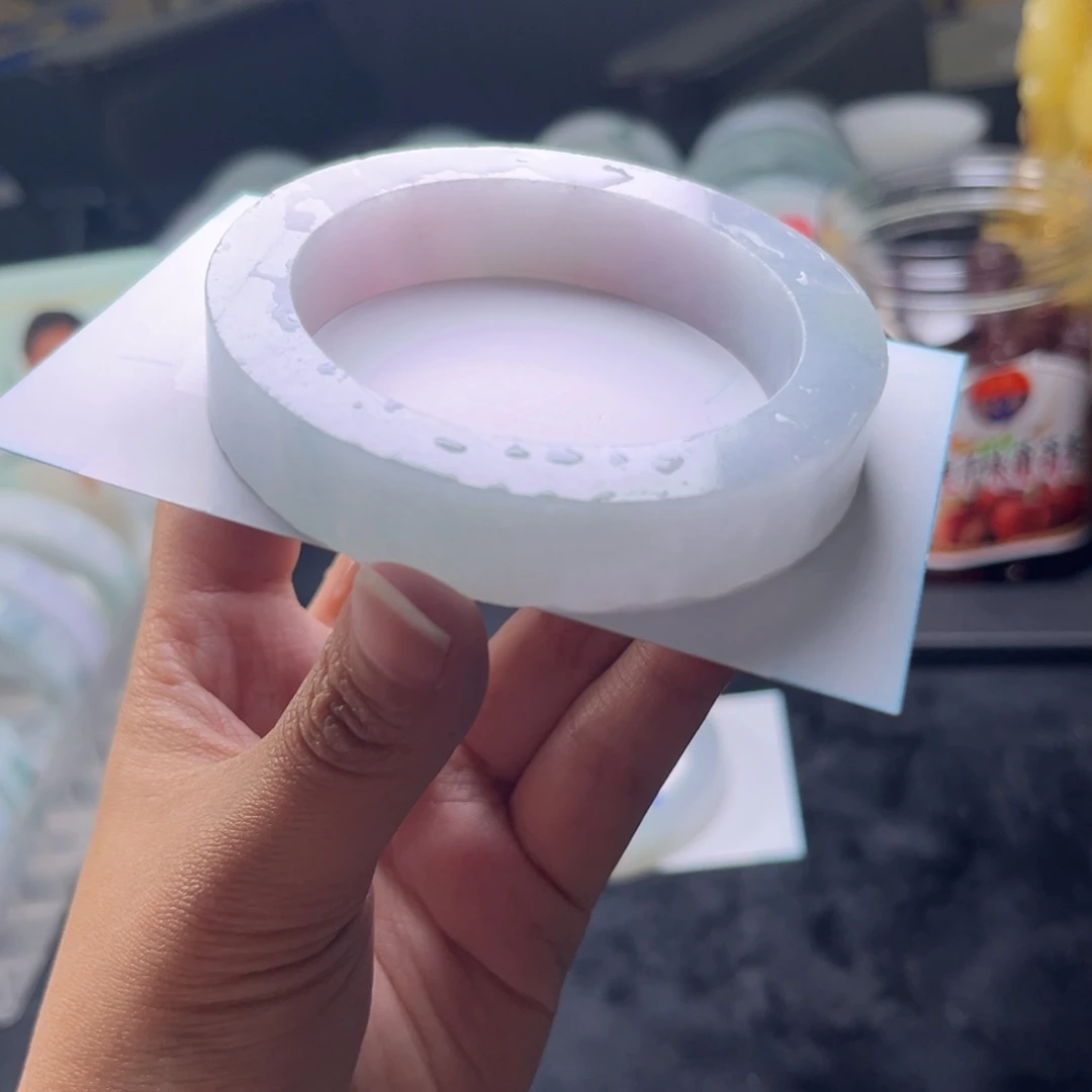 定制翡翠未镶嵌手镯57-60正