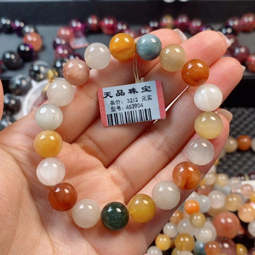 水晶手链未镶嵌兔毛手链453904
