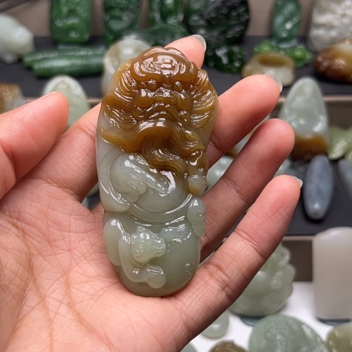 和田玉颈饰未镶嵌幸*风