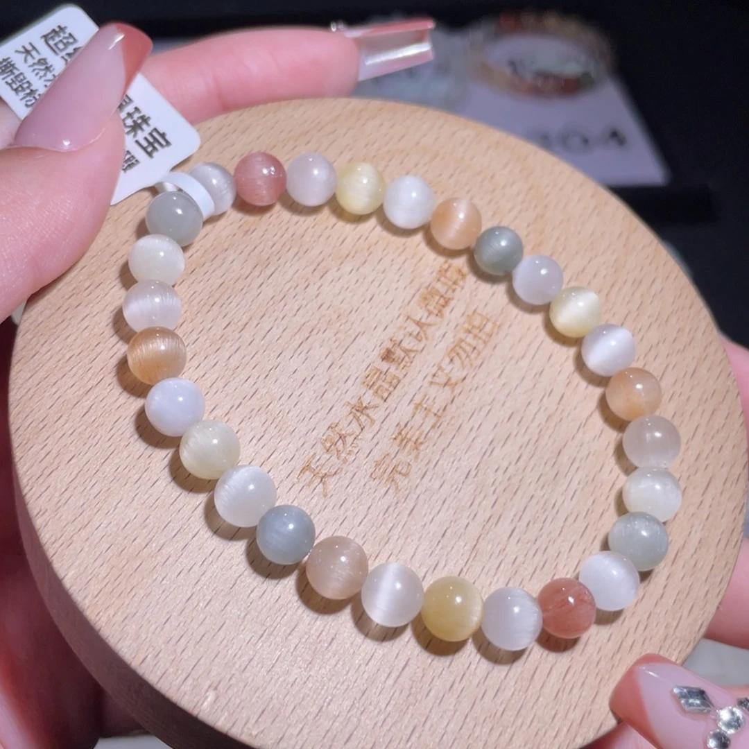 未镶嵌手链水晶201号多样性发一Q 6mm+