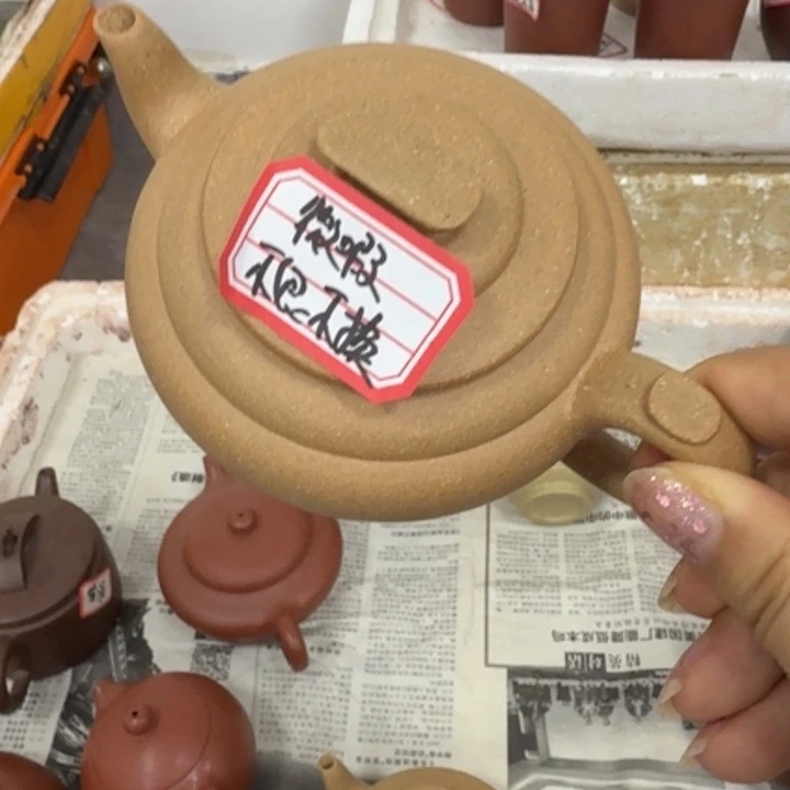 茶壶紫砂宜兴原矿紫砂墨绿泥