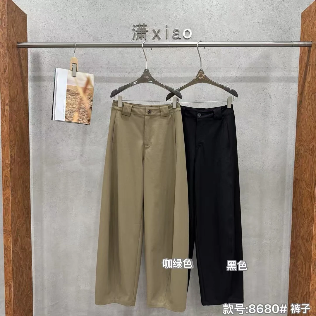 鑫燃KIKI 高定设计感人姬休闲百搭裤 8680 潇家【F】