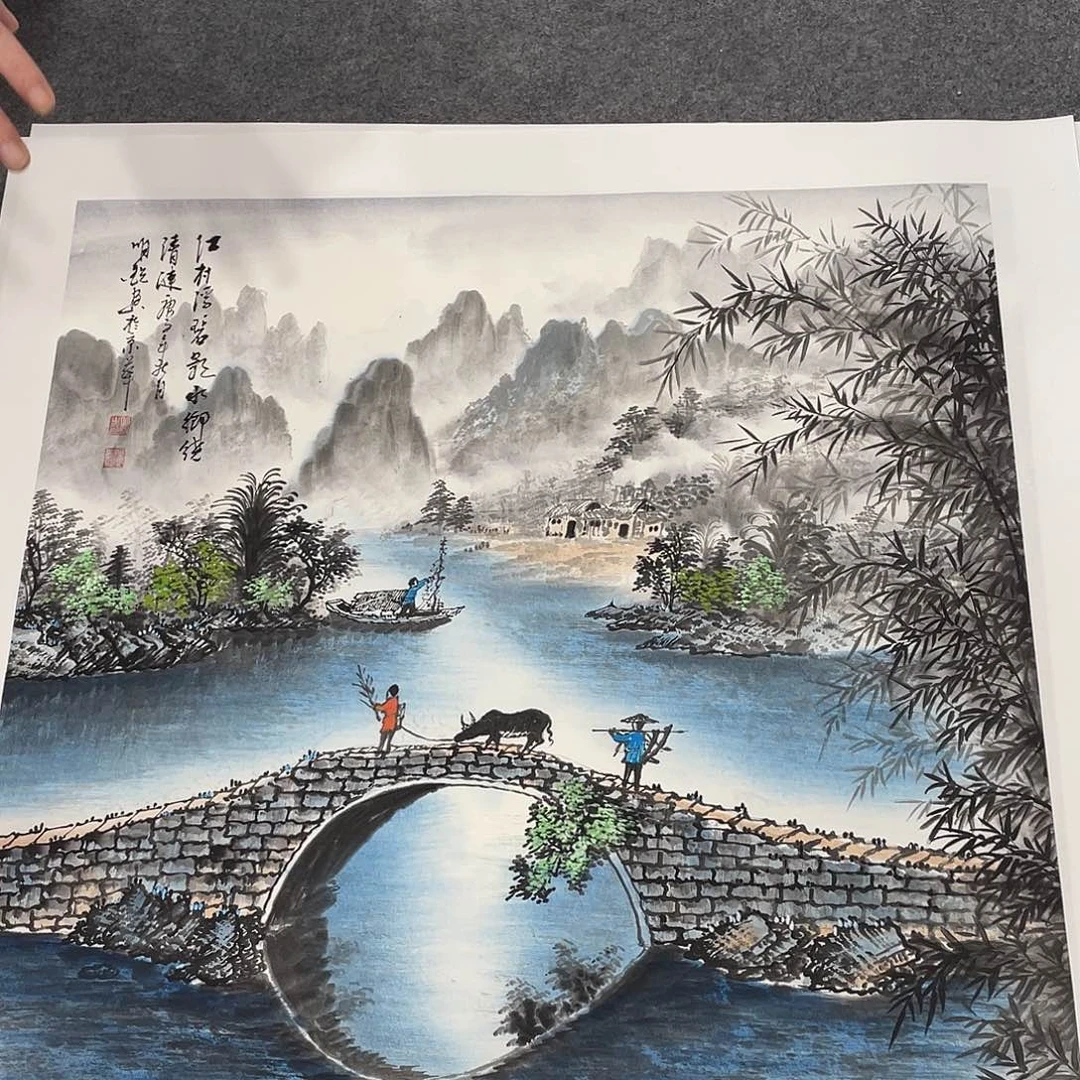 国画今天早上国画作品欣赏