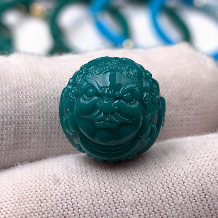 绿松石车挂未镶嵌