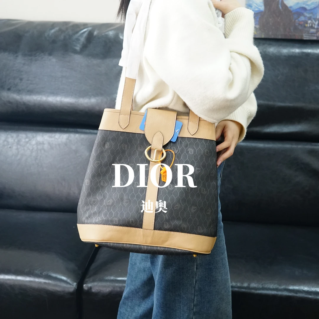 95新 DIOR/迪奥 拼色单肩包/SC11406054/6054