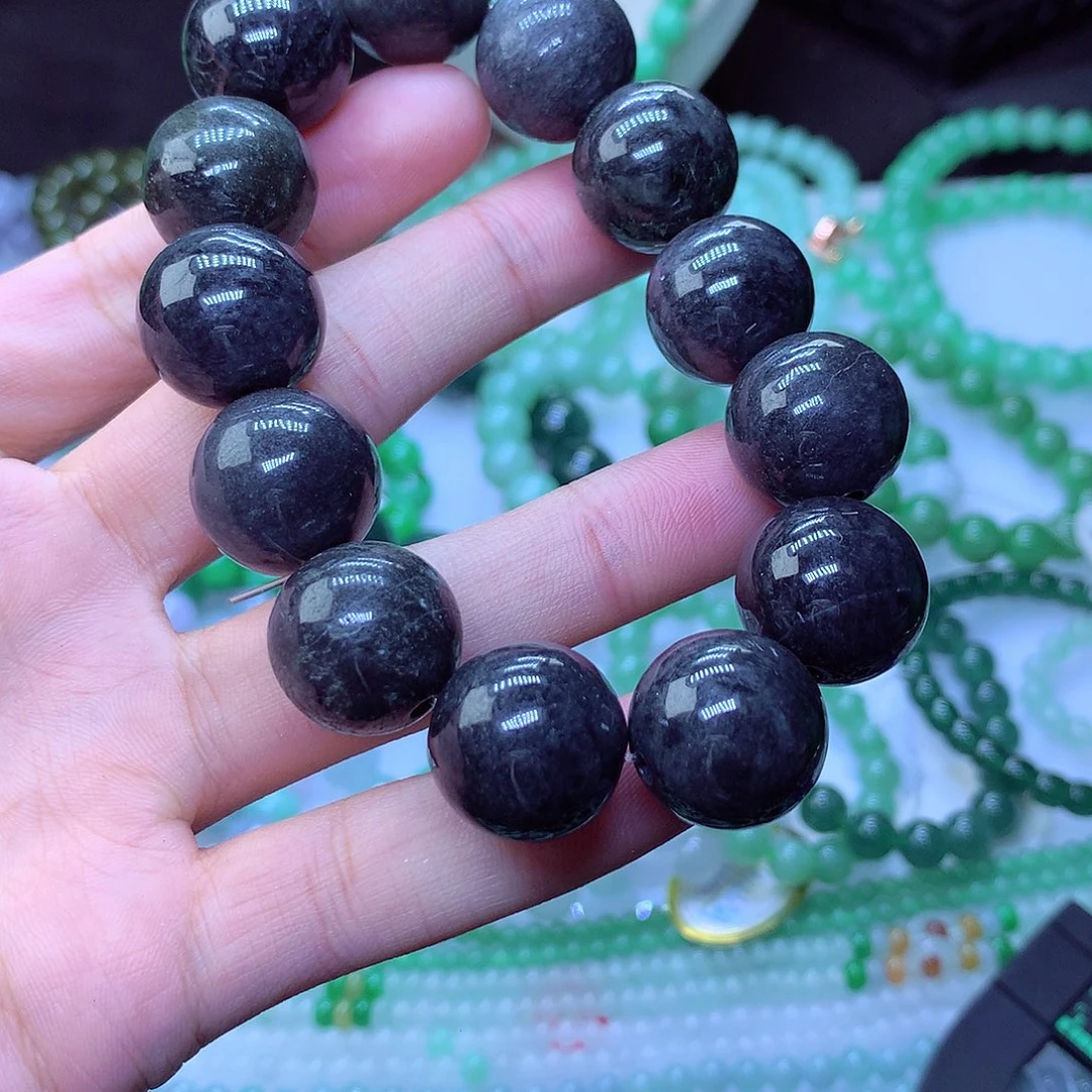 翡翠毛衣链未镶嵌