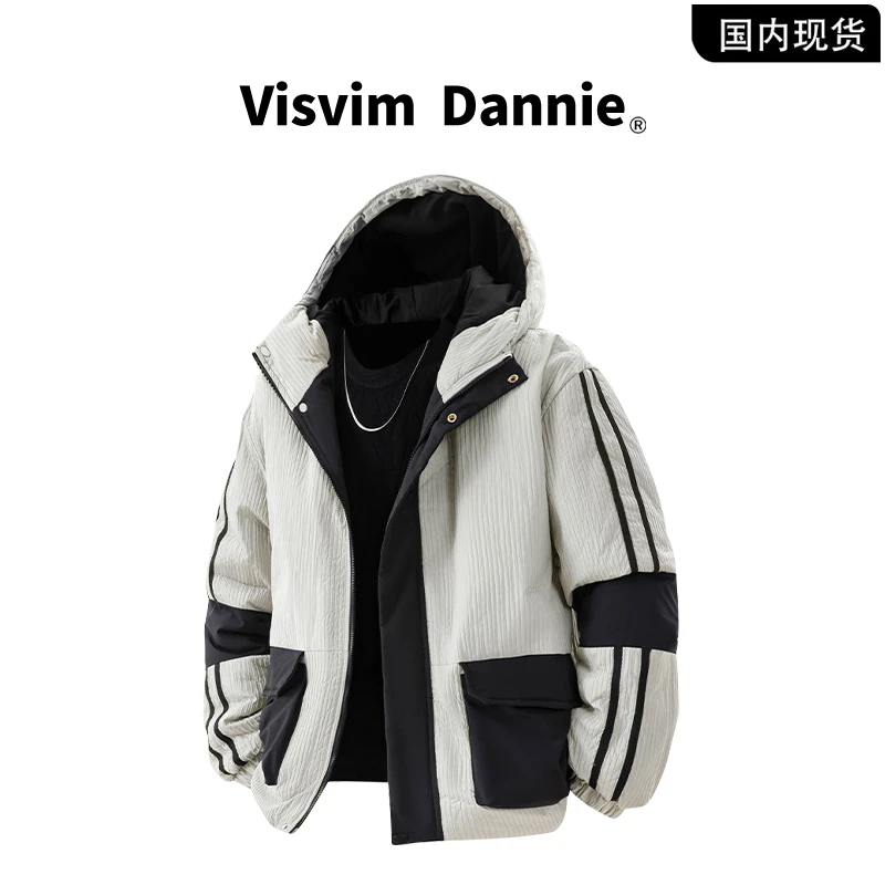 【品牌现货撤柜】VISVIM DANNIE冬季连帽工装保暖加厚棉服外套男士