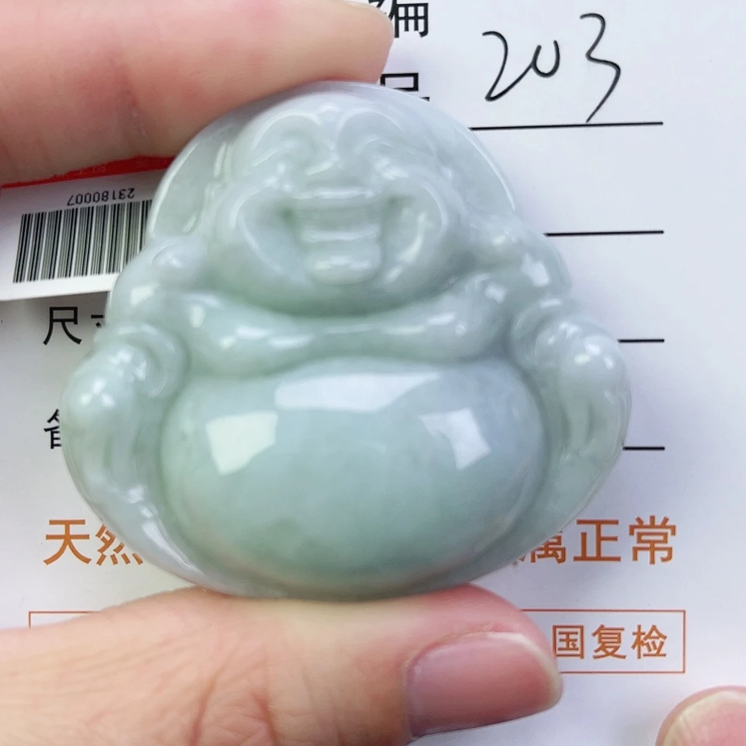 翡翠颈饰未镶嵌佛公