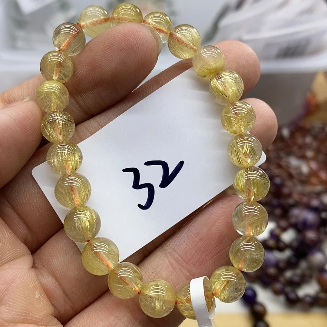 水晶手串未镶嵌天然