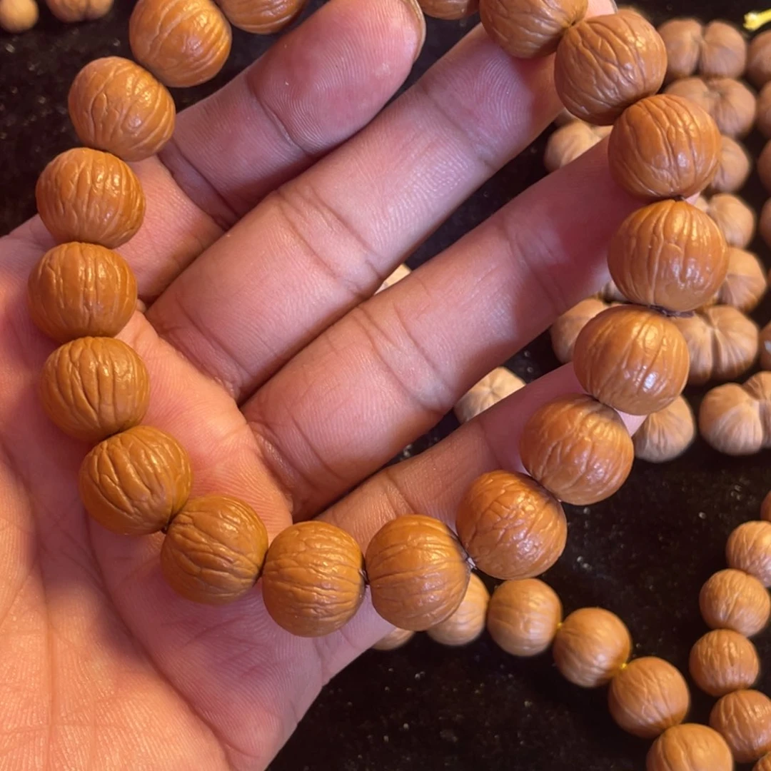 吊坠文玩核桃有***伤聚宝盆