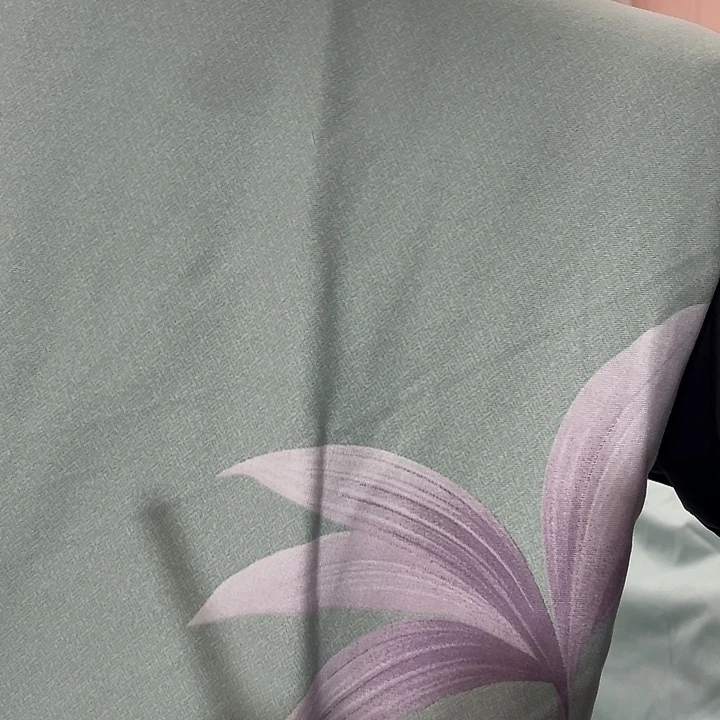 莫代尔纤维长绒棉绿色竹叶3.8米