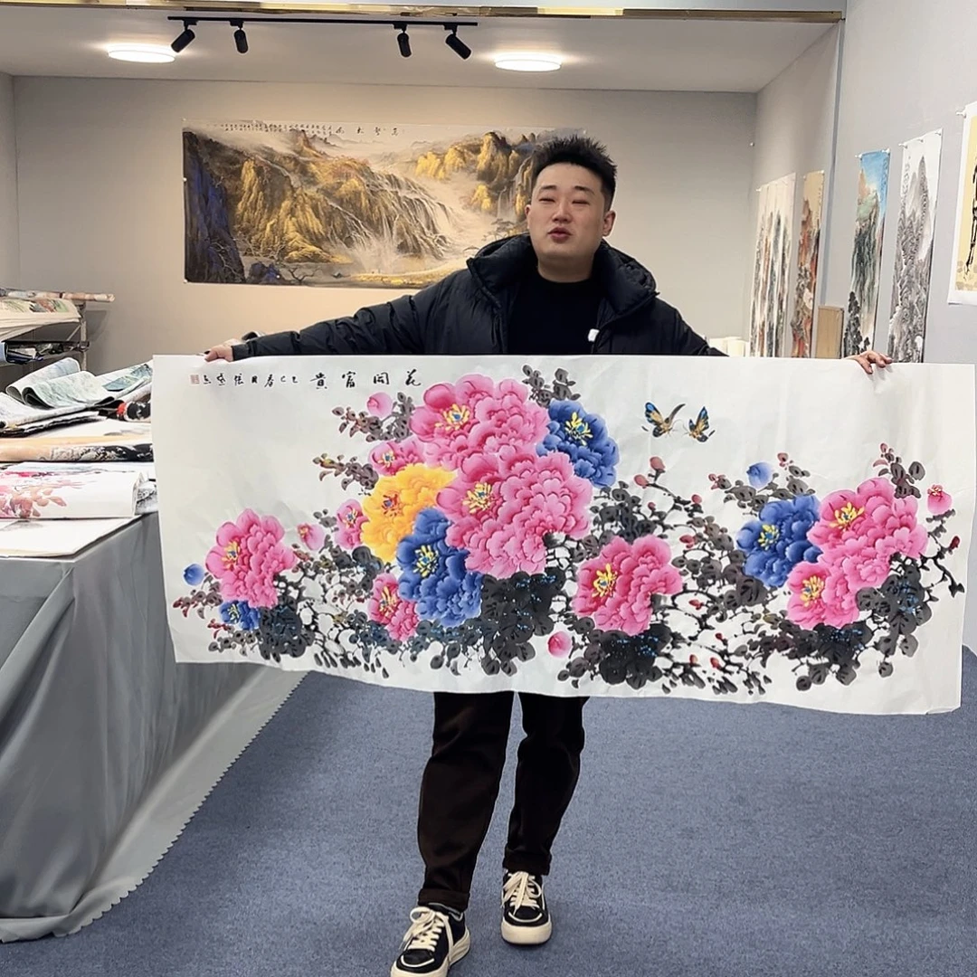 国画国画作品宣纸纯手绘